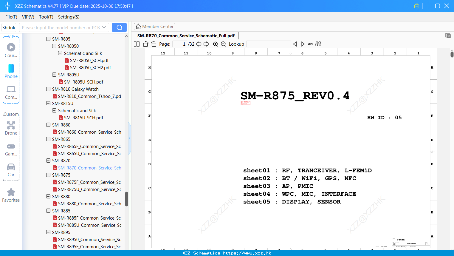 Samsung SM-R870_Common_Service_Schematic_Full
